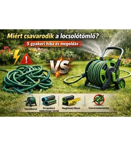 Miért csavarodik a locsolótömlő? 5 gyakori hiba és megoldás