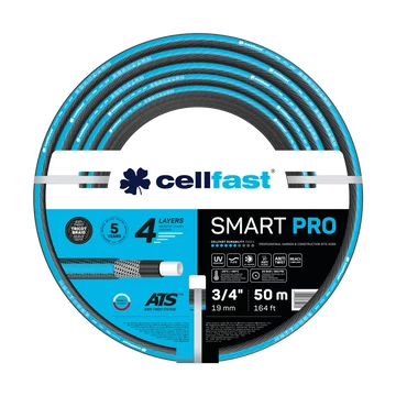 CELLFAST smart pro ats 4 rétegű locsolótömlő 3/4" 50m CELLFAST smart pro ats 4 rétegű locsolótömlő 3/4" 50m