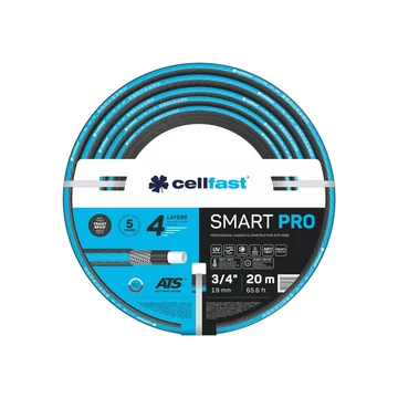 CELLFAST smart pro ats 4 rétegű locsolótömlő 3/4″ 20m CELLFAST smart pro ats 4 rétegű locsolótömlő 3/4″ 20m