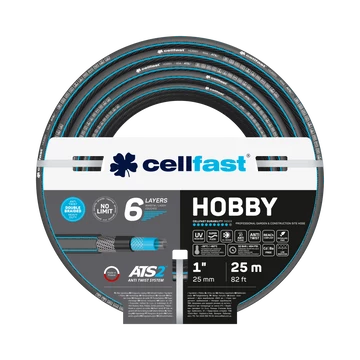 CELLFAST hobby ats 6 rétegű locsolótömlő 1" 25m CELLFAST hobby ats 6 rétegű locsolótömlő 1" 25m