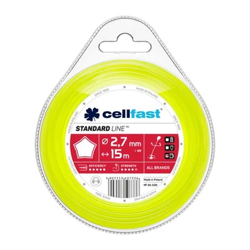CELLFAST fűkasza damil csillag 2,7 mm x 15 m