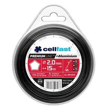 CELLFAST PRÉMIUM fűkasza damil csillag 2 mm x 15 m 