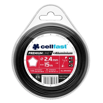 CELLFAST PRÉMIUM fűkasza damil csillag 2,4 mm x 15 m 