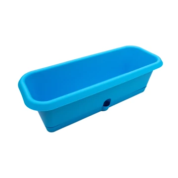 GL-951127 Modern balkonláda alátéttel – babakék – Cassetta Flora GL-951127 Modern balkonláda alátéttel – babakék – Cassetta Flora