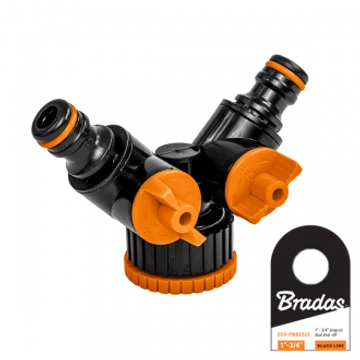 BRADAS elzárható csapcsatlakozó BM 1"-3/4"  BRADAS elzárható csapcsatlakozó BM 1"-3/4"