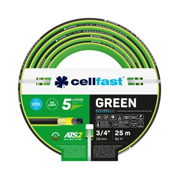 green ats 5 rétegű locsolótömlő, csavarodásmentes green ats 5 rétegű locsolótömlő, csavarodásmentes