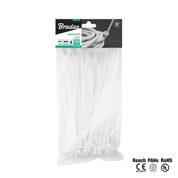 Bradas gyorskötöző kábelkötegelő 2,5 mm X 150 mm Bradas gyorskötöző kábelkötegelő 2,5 mm X 150 mm
