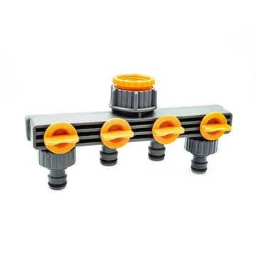 Négyutas csapcsatlakozó elzárható 4-utas