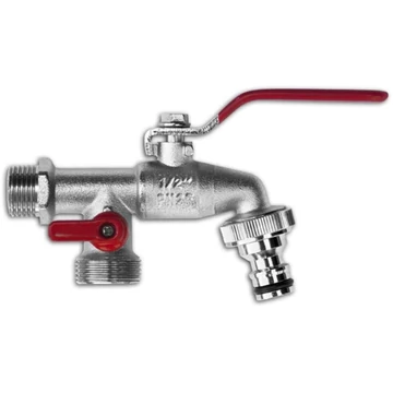 GKK0512 Bradas nikkelezett golyós kerti csap GKK0512 Bradas nikkelezett golyós kerti csap