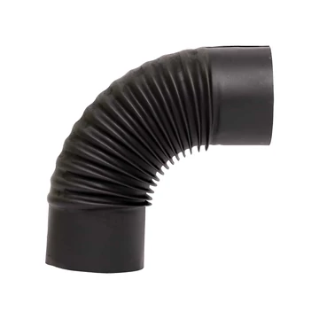 Füstcső, kályhacső könyök fekete 120/90º Füstcső, kályhacső könyök fekete 120/90º