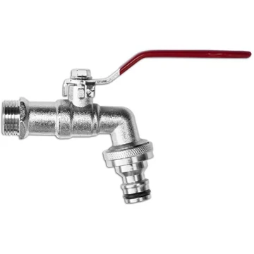 gkk0412 Bradas nikkelezett golyós kerti csap 1/2 gkk0412 Bradas nikkelezett golyós kerti csap 1/2