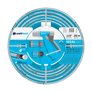 CELLFAST IDEAL 4 rétegű locsolótömlő szett CELLFAST IDEAL 4 rétegű locsolótömlő szett