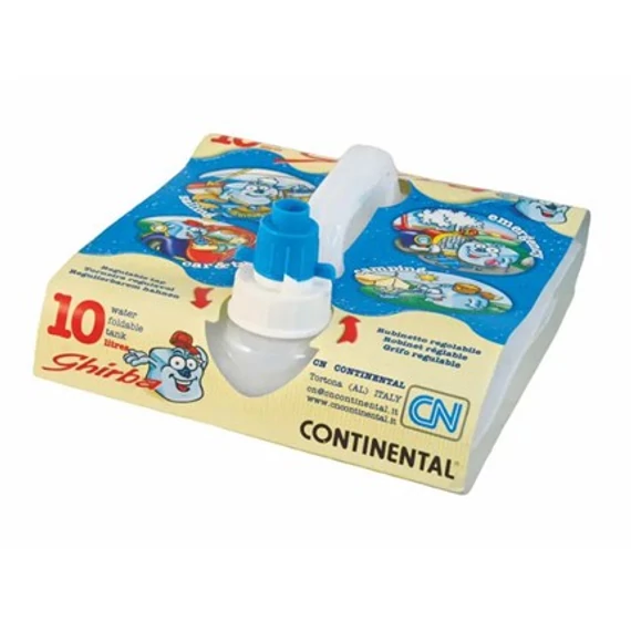 Összecsukható víztartály csappal 15 literes hordozható kemping víztároló