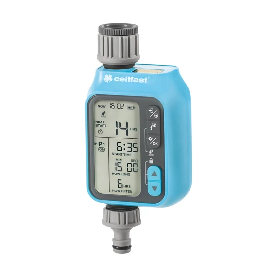 CELLFAST CHRONOS IDEAL digitális öntözésvezérlő automata locsoláshoz