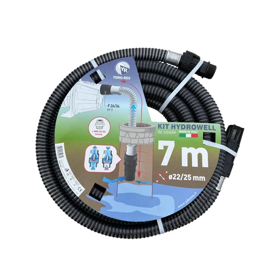 Szívótömlő szett lábszeleppel 7 m