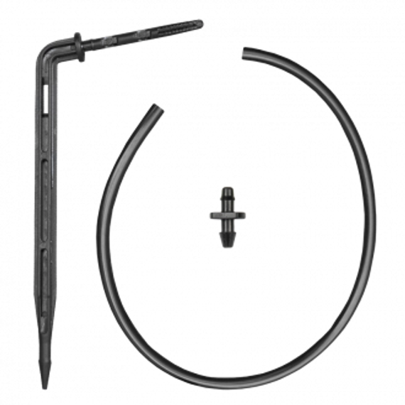 DSK-2112l BRADAS Pálcás szögletes csepegtető dugóval 50 cm tömlővel