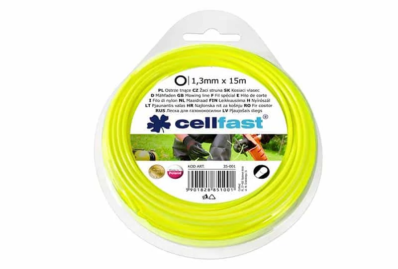 Fűnyíró damil 2,4 mm/15m kerek