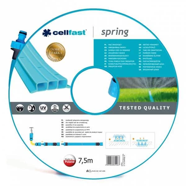 CELLFAST öntöző tömlő spring 7,5 m