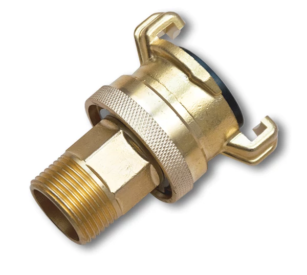 BRADAS réz gyorscsatlakozó ( körmös ) szorítógyűrűvel 3/4″