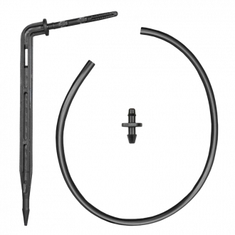 BRADAS Pálcás szögletes csepegtető dugóval 50 cm tömlővel